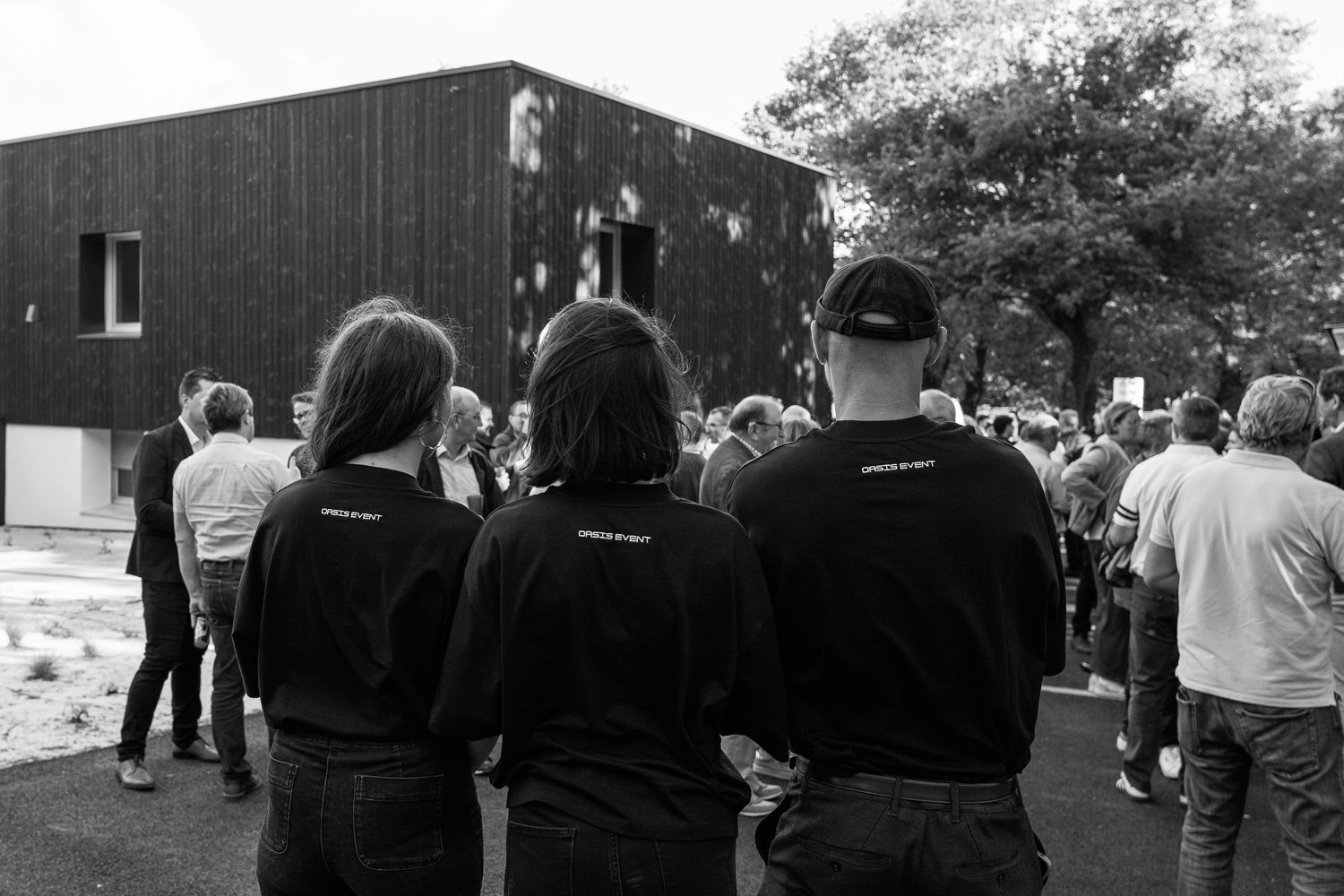 Équipe lors d'un événement d'engagement collaborateur organisé par Oasis Event